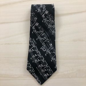 Vintage Florenzi Ambassador Musical Silk Tie